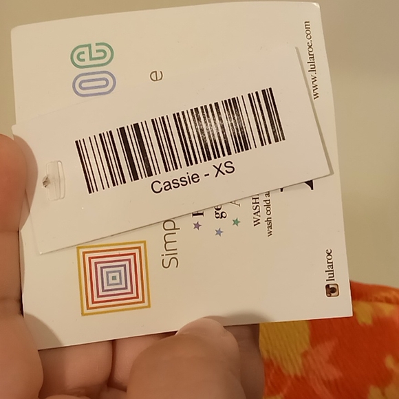 NWT LuLaRoe simply comfortable floral Printed pink Cassie skirt xs - Picture 8 of 11